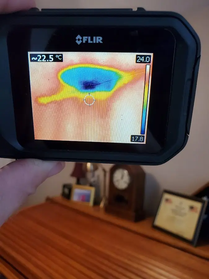 Thermal imaging inspection for water damage in Stroudsburg